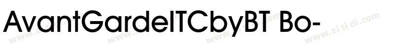 AvantGardeITCbyBT Bo字体转换